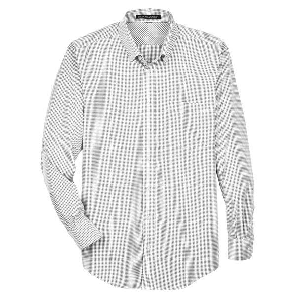 Men's Crown Collection® Gingham Check Woven Dress Shirt Thumbnail