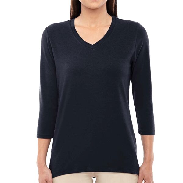 Women's Perfect Fit™ Bracelet-Length V-Neck Top Thumbnail