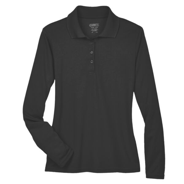 Women's Pinnacle Performance Long Sleeve Piqué Polo Thumbnail