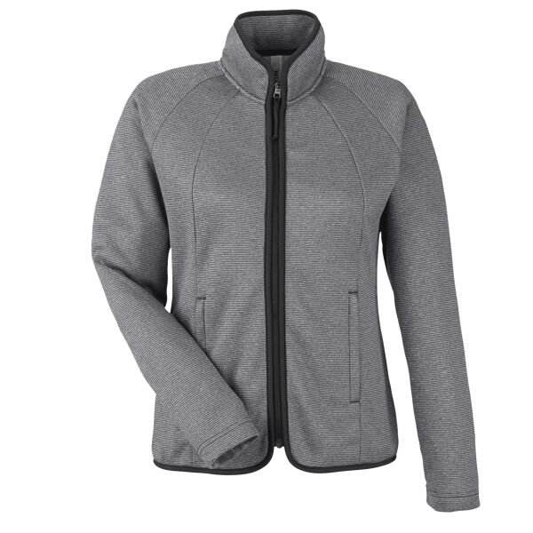 Women's Venture Heathered Stripe Full-Zip Thumbnail