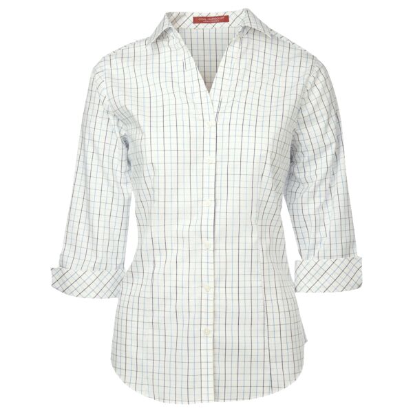 COAL HARBOUR® TATTERSALL CHECK WOVEN LADIES' SHIRT Thumbnail