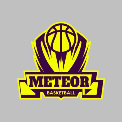 Meteor Basketball Logo Template Thumbnail