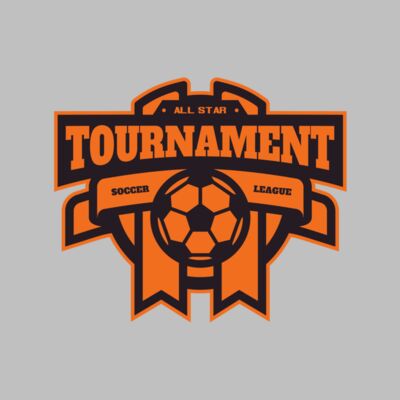 Tournament Soccer league logo template Thumbnail