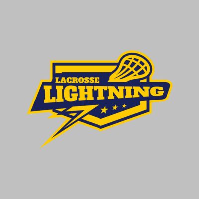 Lightning Lacrosse Logo Template Thumbnail