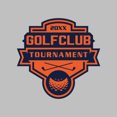 Golf club Tournament logo template 02 Thumbnail