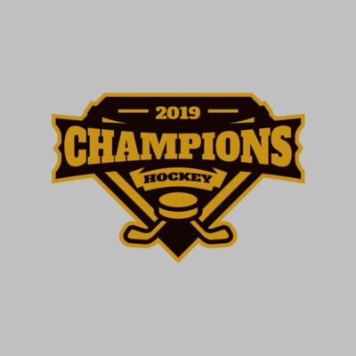 Champions Hockey logo template Thumbnail