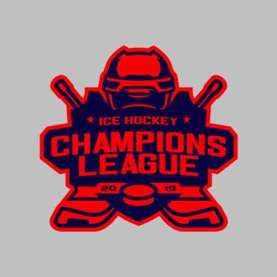 Champions League Ice Hockey logo template Thumbnail