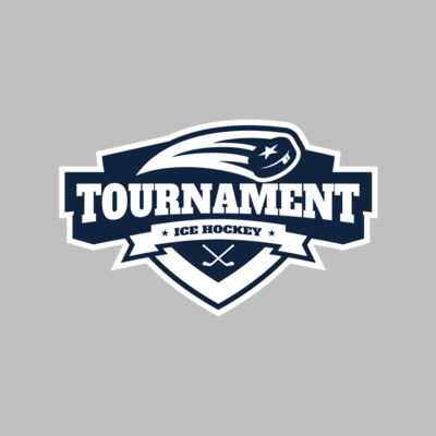 Tournament Ice Hockey logo template 02 Thumbnail