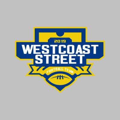 West Coast Street Football League logo template Thumbnail