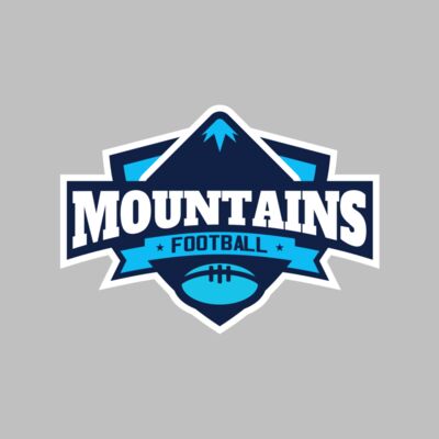 Mountains Football logo template Thumbnail