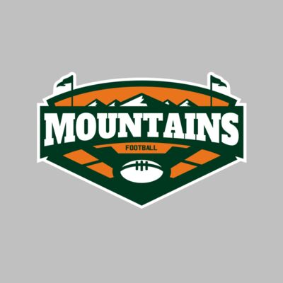 Mountains Football logo template 02 Thumbnail