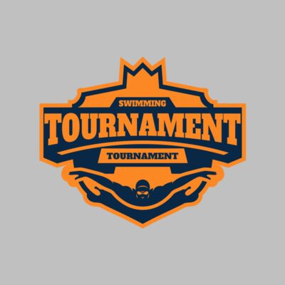 Swimming Tournament logo template Thumbnail