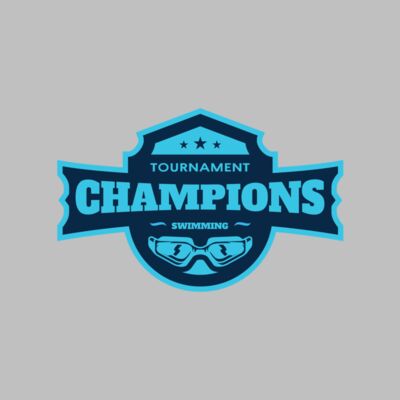Champions Tournament Swimming logo template Thumbnail