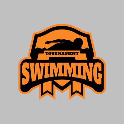 Swimming Tournament logo template 03 Thumbnail