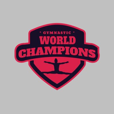 Gymnastic World Champions logo template Thumbnail
