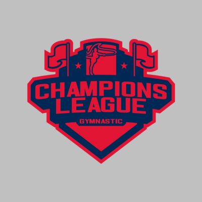 Champions League Gymnastic logo template Thumbnail