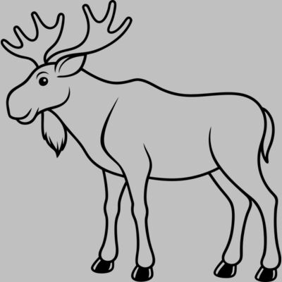 Moose   Clipart 3 Thumbnail