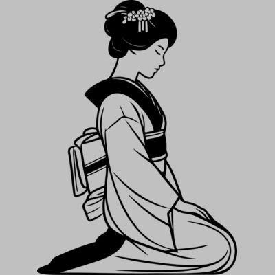 Kimono Geishas Art Thumbnail