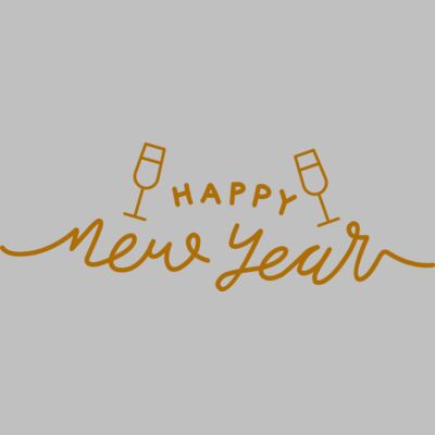 New Year and Wine Glass Thumbnail