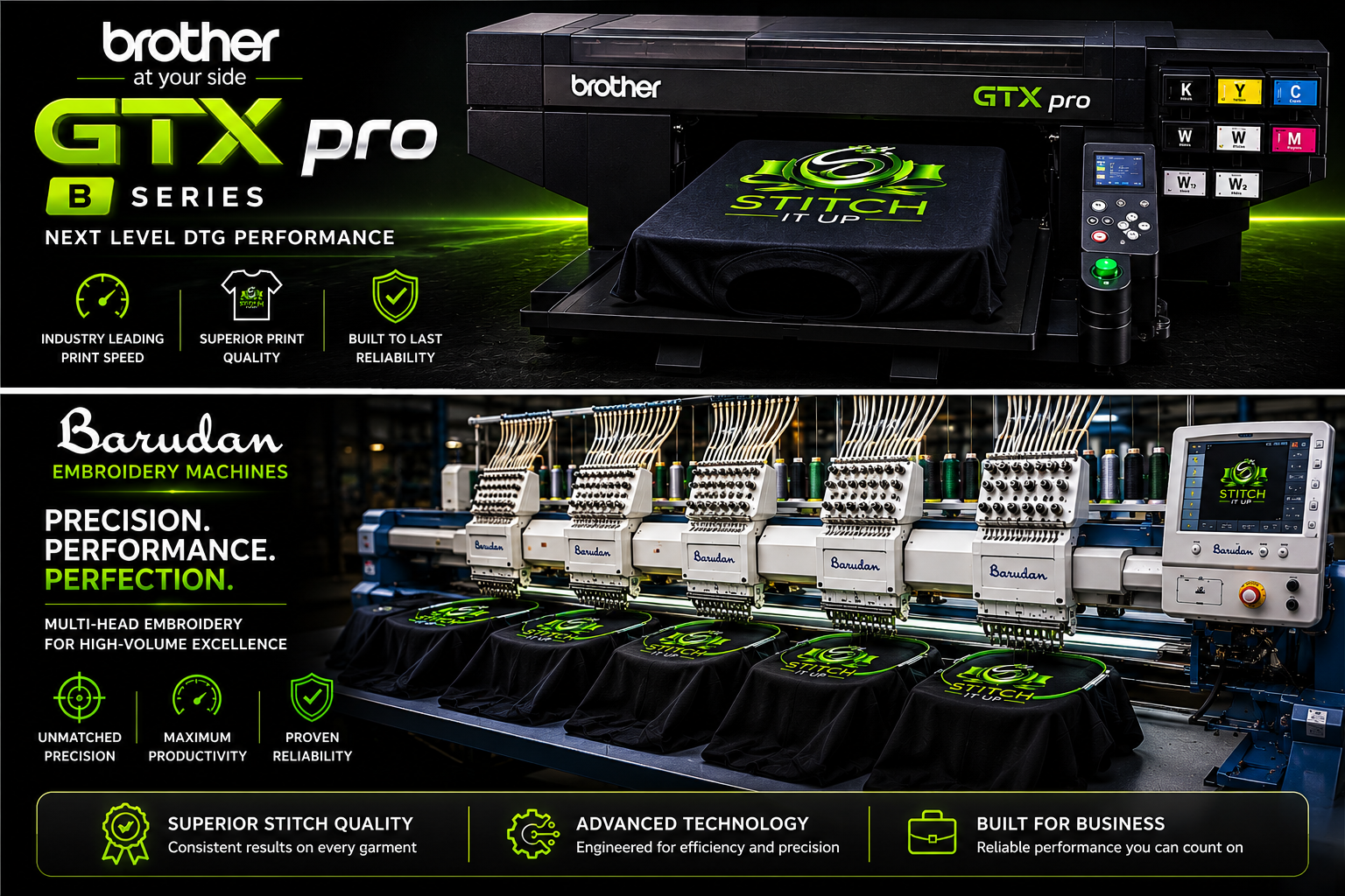 Brother GTX Pro B — Direct to Garment Printing