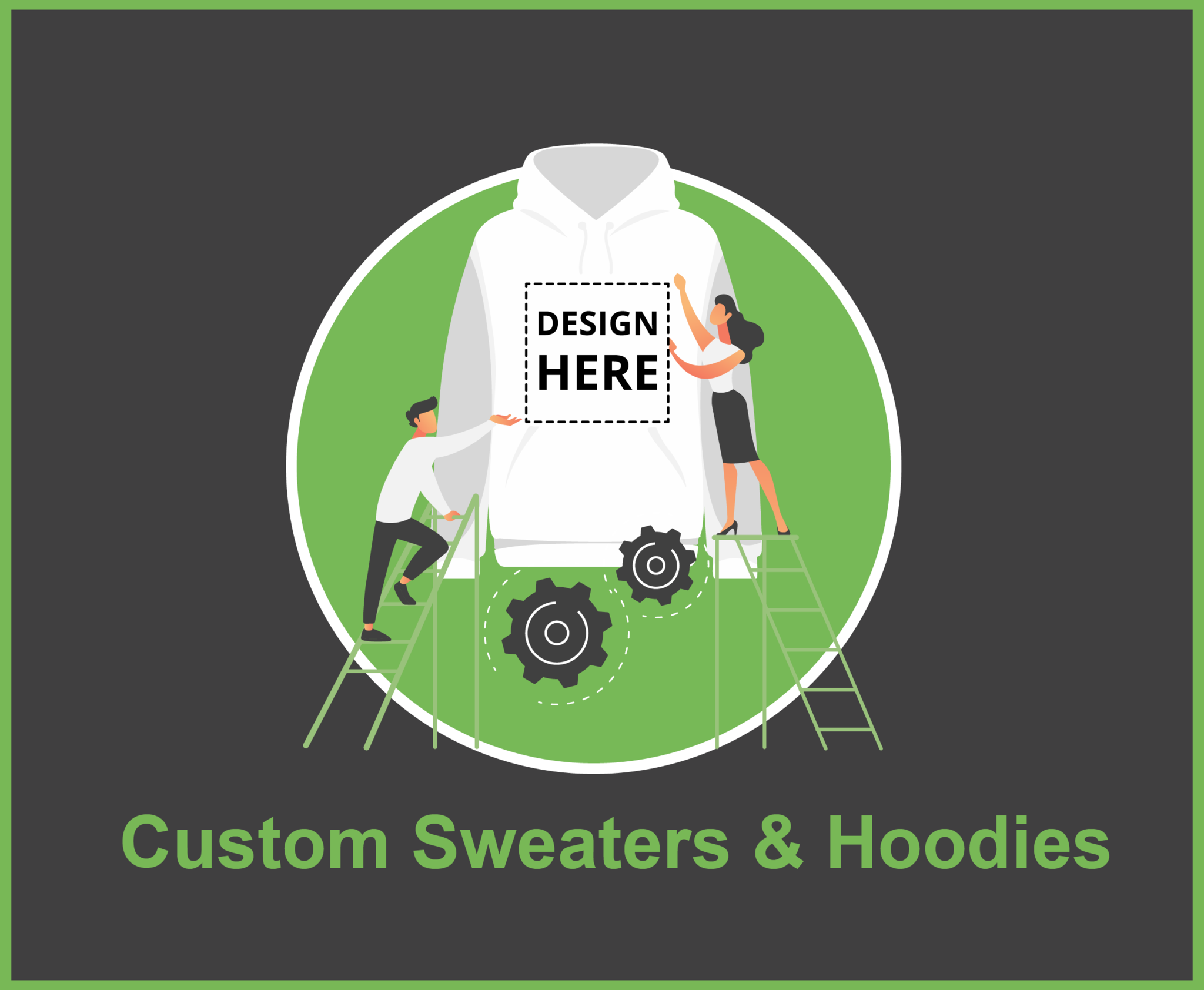 Custom Sweaters & Hoodies