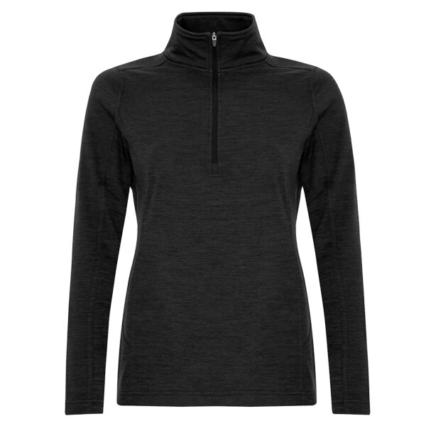 DYNAMIC HEATHER FLEECE 1/2 ZIP LADIES' SWEATSHIRT Thumbnail