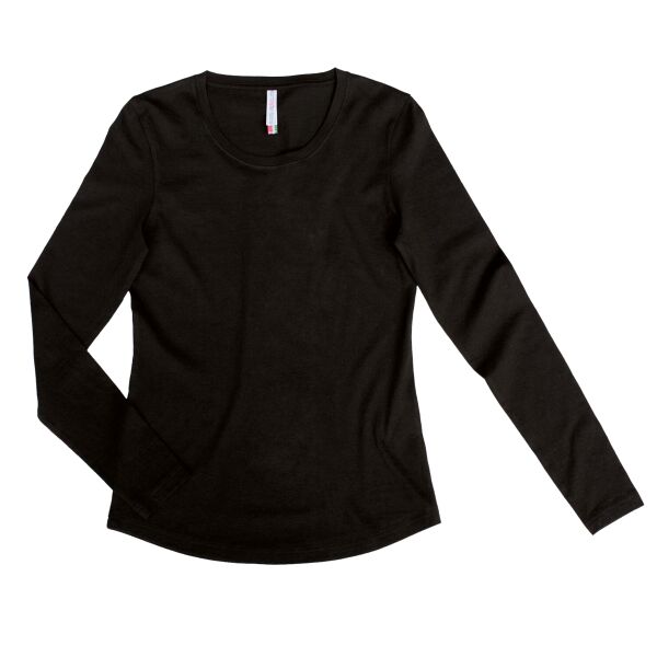 EUROSPUN RING SPUN LONG SLEEVE LADIES' TEE Thumbnail