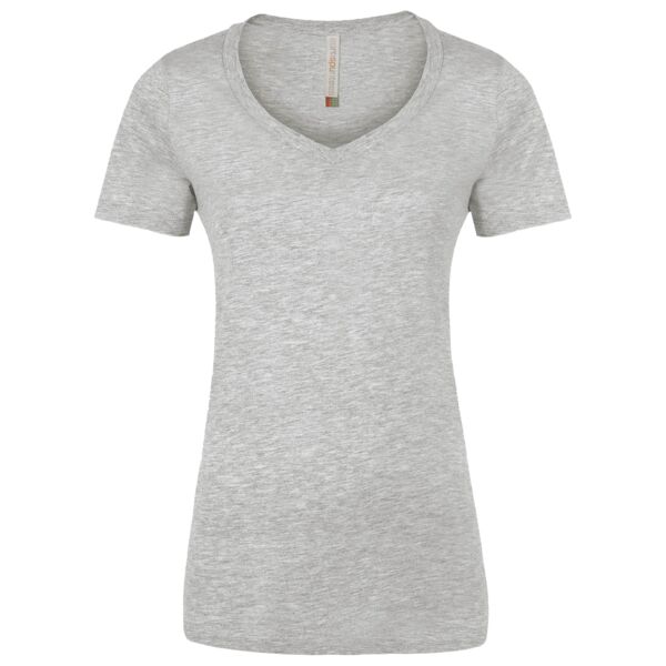 EUROSPUN RING SPUN V-NECK LADIES' TEE Thumbnail