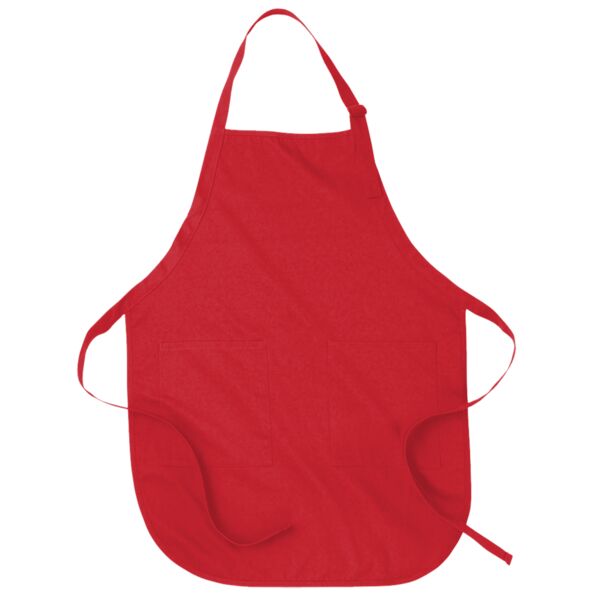 PREMIUM COTTON FULL LENGTH APRON WITH POCKETS Thumbnail