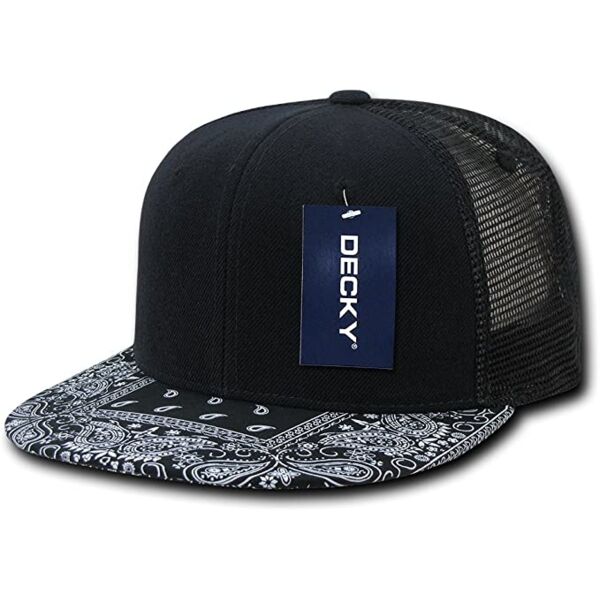 6 Panel High Profile Bandana Bill Trucker Thumbnail