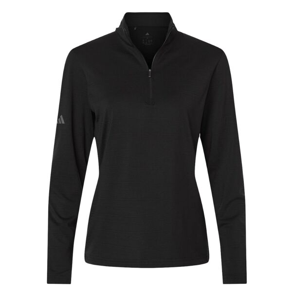 Women's Textured Stripe Quarter-Zip Pullover Thumbnail